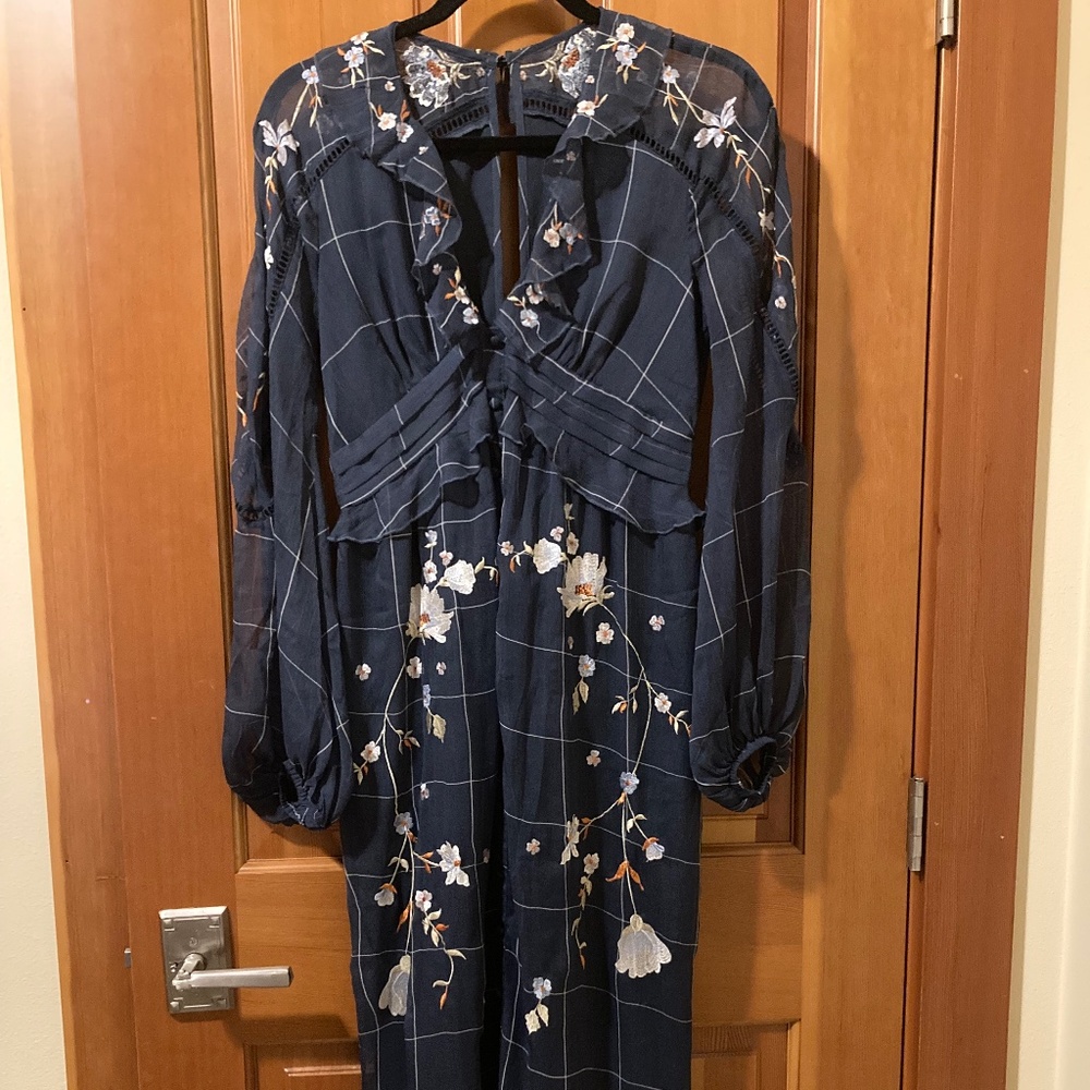 ASOS Maternity floral long sleeve dress size 2 LIKE NEW